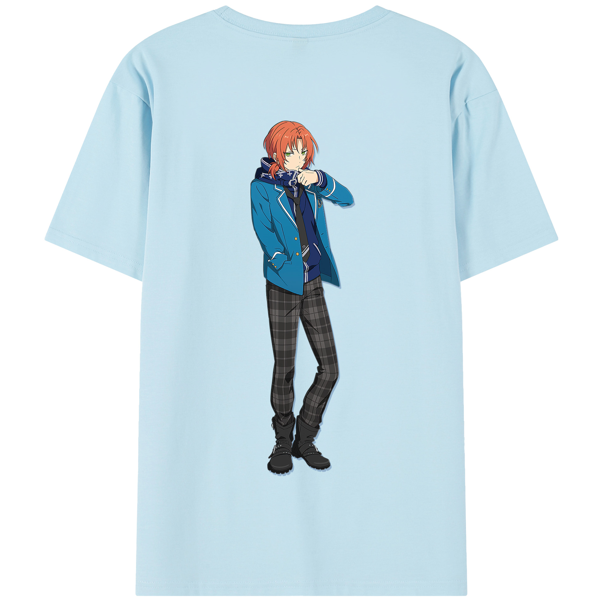 （画像用） あんさんぶるスターズ! Ensemble Stars 綿100％半袖Tシャツ（背面プリント）